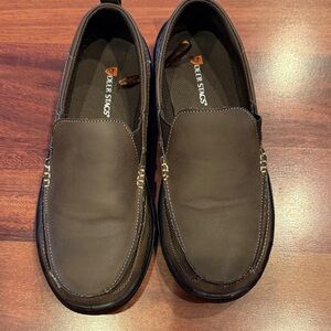 Deer Stags Men's Dark Brown Slip-On Loafers